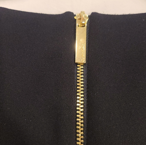 Calvin Klein Knee Length Sheath Black Dress - Picture 3 of 4